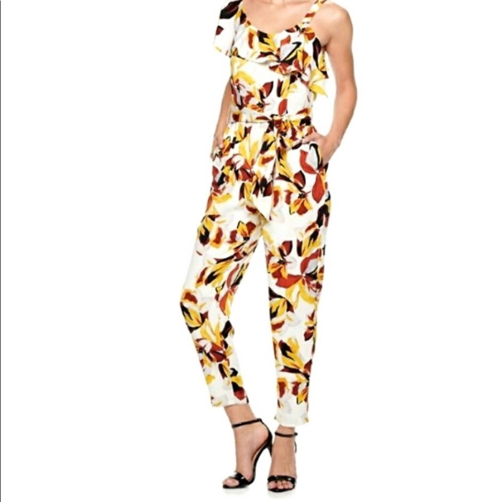 NWT Jennifer Lopez Floral Jumpsuit